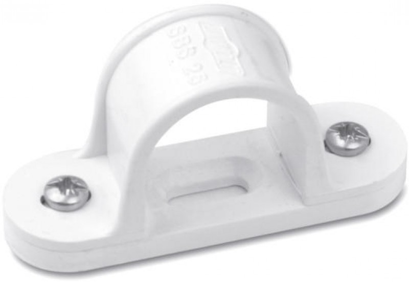 Univolt Space Bar Saddle, Ø 20mm, White